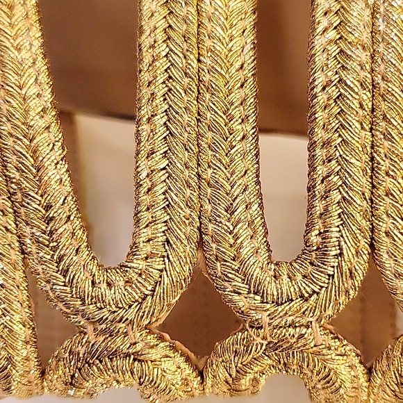 Gorgeous Lady GODIVA | Stiletto Gold Metallic Rope | Heels | Open | Size 10 - Picture 15 of 17